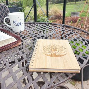Engraved Bamboo ‘Be Held By Him’ Notebook